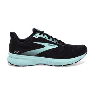 Brooks Launch 8 Womens Road Running Shoes Black/Blue | USA-SJK690543